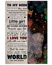 TO MY MOM - CROWN - THANK YOU 16x24 Poster front