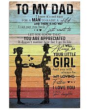 TO MY DAD - VINTAGE - YOU ARE APPRECIATED 16x24 Poster front