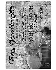 To Granddaughter - It's Filled With Lots Of Love 16x24 Poster front