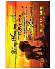 To My Son - Lion 16x24 Poster front