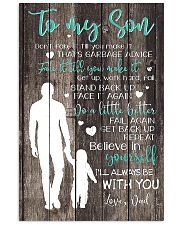 DAD TO SON 16x24 Poster front