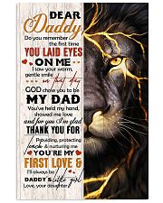 DEAR DADDY - LION - THANK YOU 16x24 Poster front