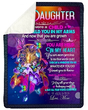 YOU ARE HELD IN MY HEART - BEST GIFT FOR DAUGHTER Sherpa Fleece Blanket tile