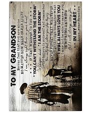 Grandpa to Grandson - I Will Always Carry You 16x24 Poster front