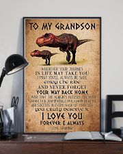 TO GRANDSON - T REX - I LOVE YOU 16x24 Poster lifestyle-poster-2