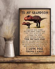TO GRANDSON - T REX - I LOVE YOU 16x24 Poster lifestyle-poster-3