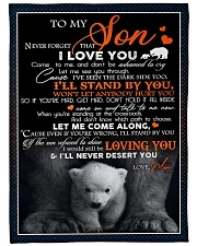 To My Son - Special Blanket For Son Fleece Blanket tile
