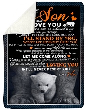 To My Son - Special Blanket For Son Sherpa Fleece Blanket tile