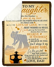 To My Daughter - Special Blanket For Daughter Sherpa Fleece Blanket tile