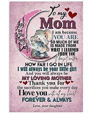 TO MY MOM - ELEPHANT - I LOVE YOU 16x24 Poster front