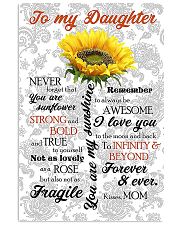 TO MY DAUGHTER - SUNFLOWER - YOU ARE 16x24 Poster front