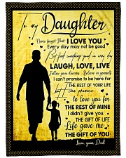 To My Daughter - Everyday May Not Be Good Fleece Blanket tile