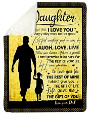To My Daughter - Everyday May Not Be Good Sherpa Fleece Blanket tile