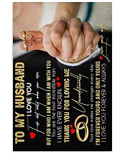 TO MY HUSBAND - COUPLE - I LOVE YOU 16x24 Poster front