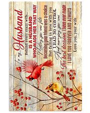 TO MY HUSBAND - CARDINAL - I LOVE YOU 16x24 Poster front