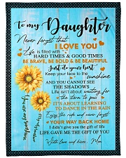 LIFE GAVE THE GIFT OF YOU Fleece Blanket tile