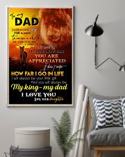 TO MY DAD - LION - I LOVE YOU 16x24 Poster lifestyle-poster-1