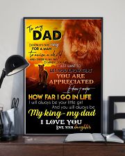 TO MY DAD - LION - I LOVE YOU 16x24 Poster lifestyle-poster-2