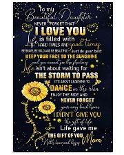 To My Daughter - Keep Your face To The Sunshine 16x24 Poster front