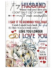 TO MY HUSBAND - COUPLE - I LOVE YOU 16x24 Poster front