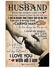 TO MY HUSBAND 16x24 Poster front