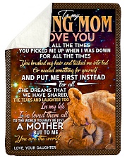 To My Mom - Special Blanket For Mom Sherpa Fleece Blanket tile