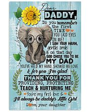DEAR DADDY - ELEPHANT - THANK YOU 16x24 Poster front