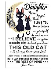 TO MY DAUGHTER - CAT - NEVER FORGET THAT 16x24 Poster front