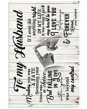 To Husband - Hands - Meeting You Was A Fate 16x24 Poster front