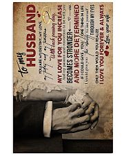 POSTER - TO MY HUSBAND - HAND IN HAND - MISS YOU 16x24 Poster front