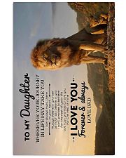 POSTER - TO MY DAUGHTER- LION - WHEREVER 16x24 Poster front
