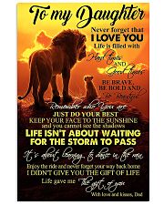 DAD TO DAUGHTER 16x24 Poster front
