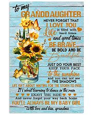 Grandma to Granddaughter - You'll Always Be My 16x24 Poster front
