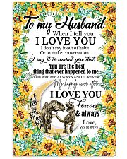 TO MY HUSBAND - DRAGON - YOU ARE MY BEST THING 16x24 Poster front