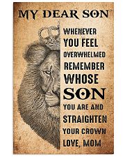 TO SON - LION - CROWN 16x24 Poster front