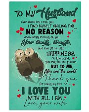 TO MY HUSBAND 16x24 Poster front