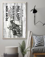 Dad to Son - Horse Riding - Never Forget That You 16x24 Poster lifestyle-poster-1
