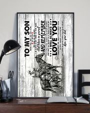 Dad to Son - Horse Riding - Never Forget That You 16x24 Poster lifestyle-poster-2