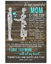 POSTER - TO MY MOTHER - PIECE - I LOVE YOU 16x24 Poster front