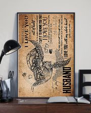 TO MY HUSBAND - TURTLE - I LOVE YOU 16x24 Poster lifestyle-poster-2
