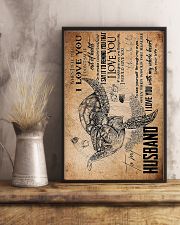 TO MY HUSBAND - TURTLE - I LOVE YOU 16x24 Poster lifestyle-poster-3