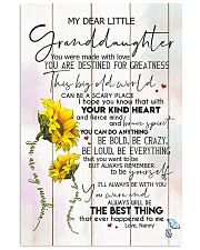 DEAR LITTLE GRANDDAUGHTER- TREE- NANNY 16x24 Poster front
