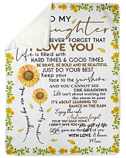 MY SUNSHINE - BEAUTIFUL GIFT TO DAUGHTER Sherpa Fleece Blanket tile