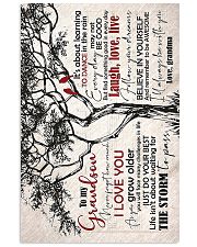 TO GRANDSON - TREE - LAUGH 16x24 Poster front
