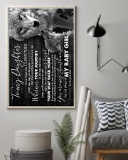 To My Daughter - Wolf - Every Day May Not Be Good 16x24 Poster lifestyle-poster-1