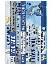 To My Mom - Dolphin - Poster 16x24 Poster front