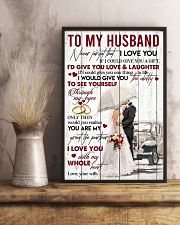 TO MY HUSBAND - COUPLE - I LOVE YOU 16x24 Poster lifestyle-poster-3