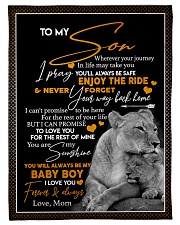 To My Son Wherever Your Journey InLife May TakeYou Small Fleece Blanket - 30" x 40" front