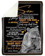 To My Son Wherever Your Journey InLife May TakeYou Sherpa Fleece Blanket tile