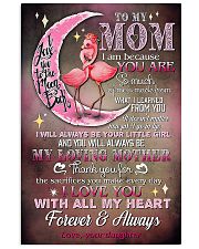 TO MY MOM - FLAMINGO - THANK YOU 16x24 Poster front